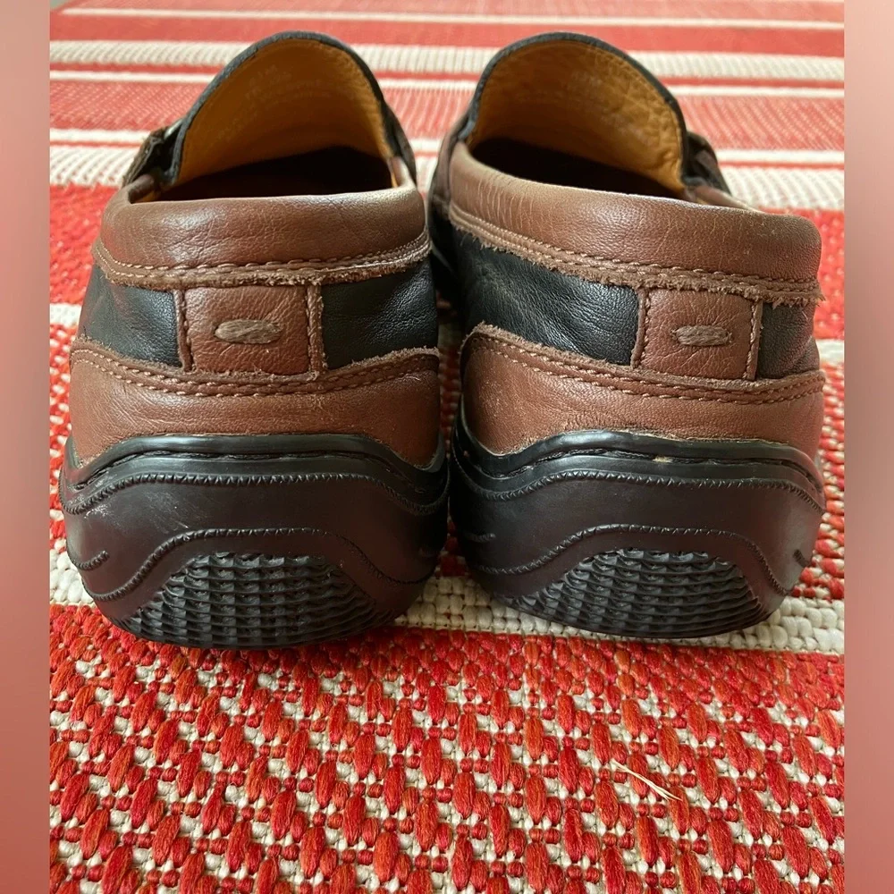 Tommy Bahama leather loafers preppy academia quiet luxury old money classic 8.5